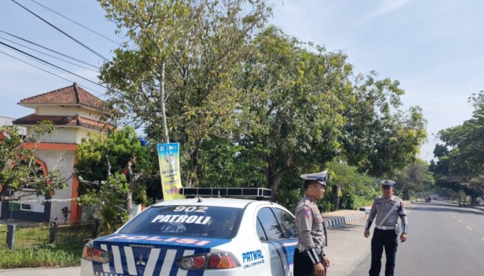 Keamanan Pemilukada: Patroli Polres Lombok Barat Jaga Ketertiban Lalu Lintas