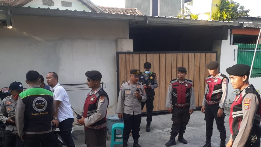 Pengamanan Terbuka Satgas Preventif Polres Lombok Barat Saat Kampanye Pilkada