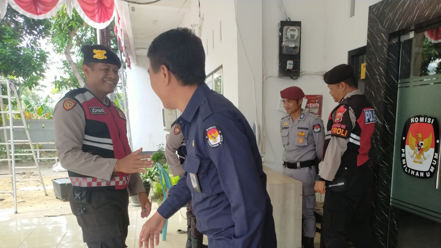 Pilkada Aman Sinergi Polres Lombok Barat dan KPU