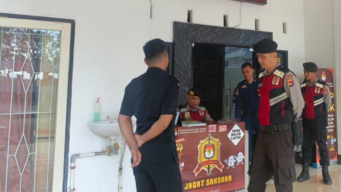 Sat Samapta Polres Lombok Barat Pastikan Keamanan Jelang Pilkada