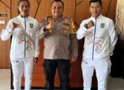 Atas Dukungan Kapolresta Mataram Kepada Personelnya Berhasil Raih Medali PON XXI Aceh-Sumut Cabor Voli Pasir Dan Muaythai
