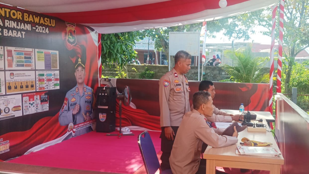 Pengamanan Kantor Bawaslu Upaya Polres Lombok Barat Amankan Pilkada