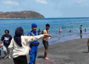 Pantai Kupu-Kupu Cemara Dijaga Ketat, Polairud Siaga 12 Jam