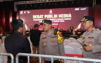 Sukses dan Lancar, Pengamanan Ketat Warnai Debat Publik Kedua Lombok Barat 2024