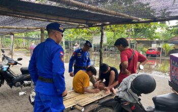 Pantai Cemara Dijaga Ketat, Patroli Rutin Satpolairud Lombok Barat Pastikan Keamanan Wisatawan