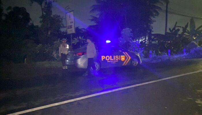 Jaga Kamtibmas, Polsek Kediri Intensifkan Patroli di Jalur Rawan