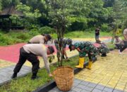 Polresta Mataram Gelar Aksi Bhayangkara Peduli Lingkungan di RTH Pagutan