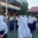 Polisi Sambangi SMPN 1 Gerung, Edukasi Tertib Lalu Lintas Sejak Dini