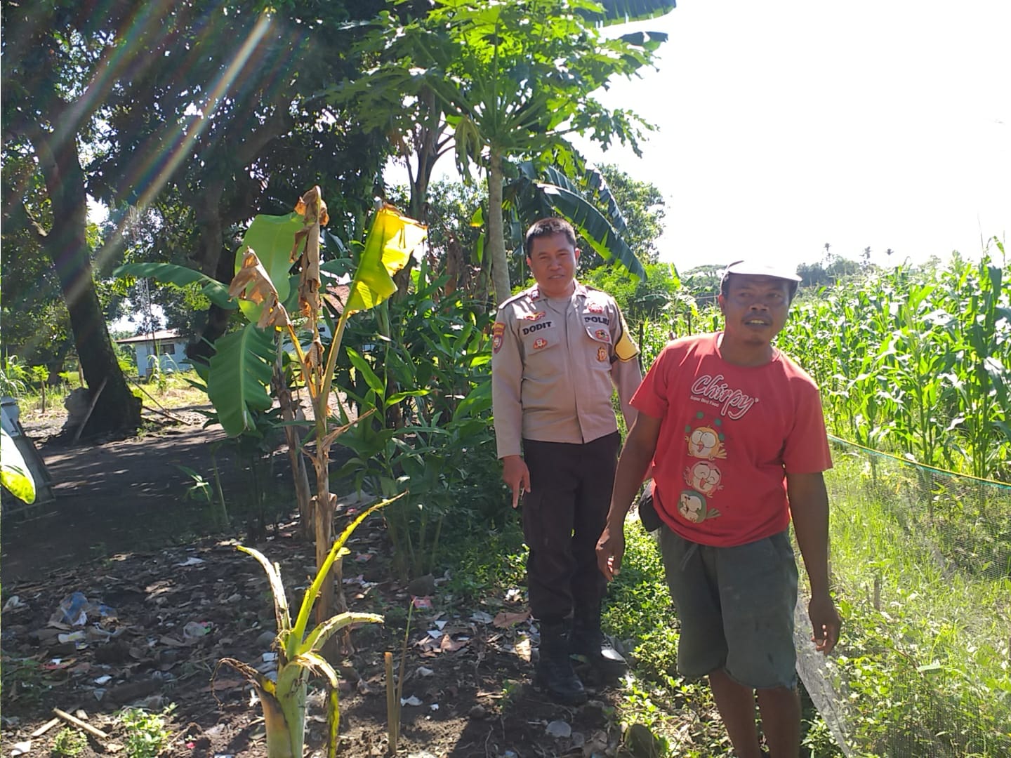 Sinergi Polri dan Warga, Polsek Kuripan Gencarkan Program Ketahanan Pangan