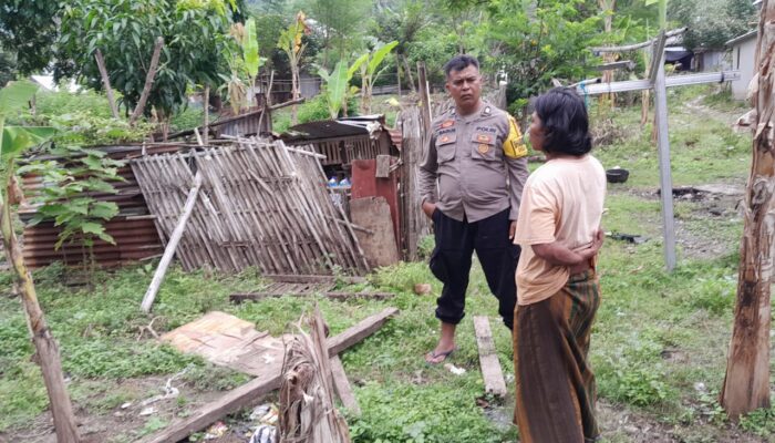 Bhabinkamtibmas Desa Senggigi Gencarkan Edukasi Ketahanan Pangan