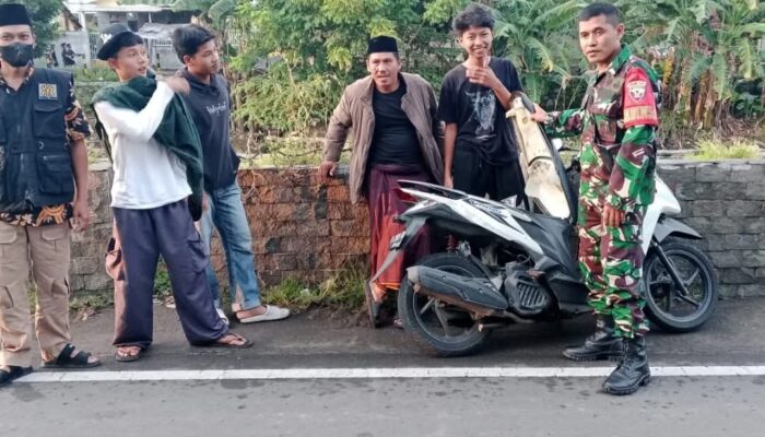 Sinergi Hangat di Pagi Ramadan: Babinsa dan Lurah Kebon Sari Jaga Kondusivitas “Ngabuburit” Sehat