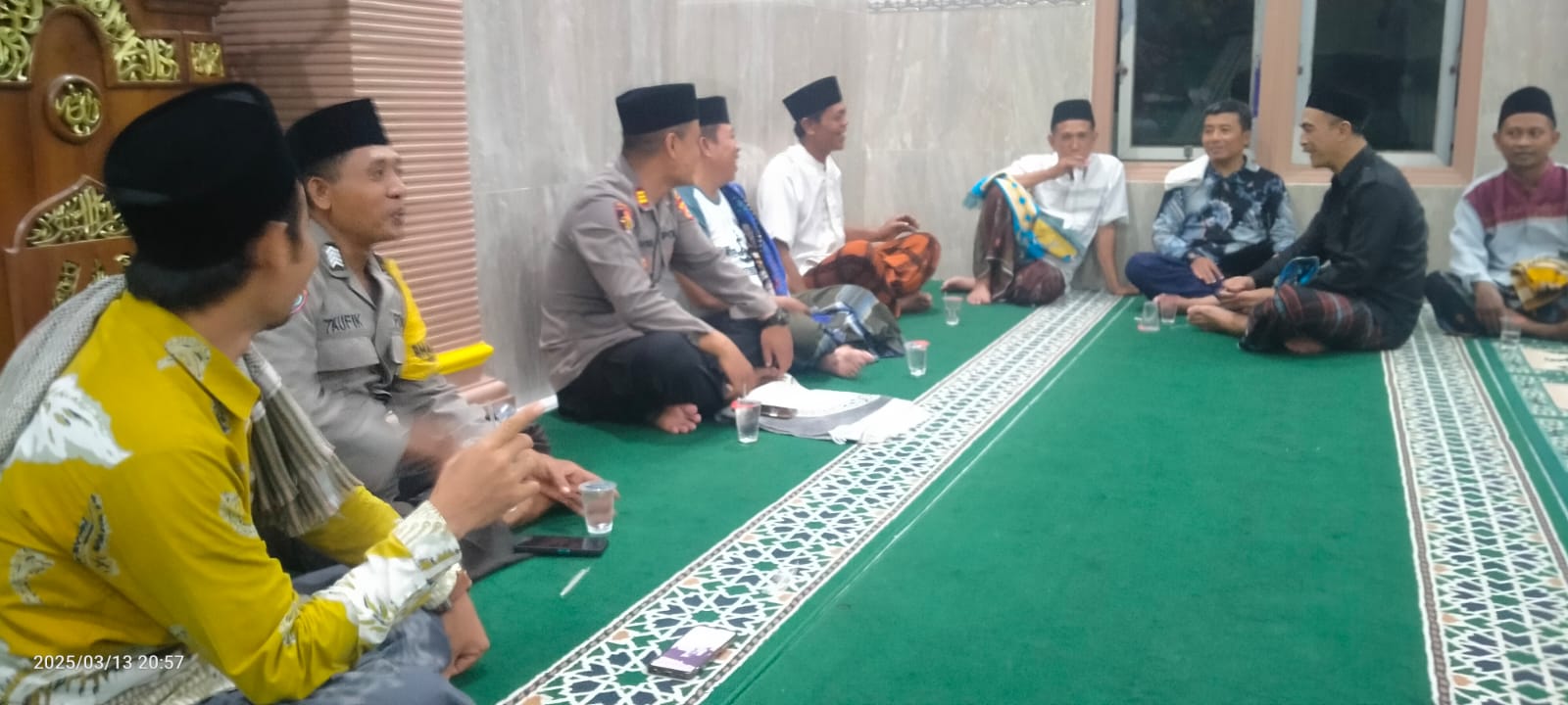 Silaturahmi Kapolsek Kediri, Sinergi Kuat Sambut Ramadan