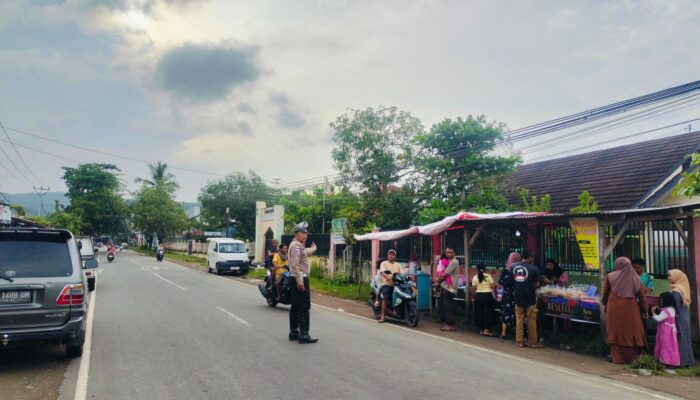 Pengamanan Ramadan, Polsek Sekotong Perketat Lalu Lintas Sore