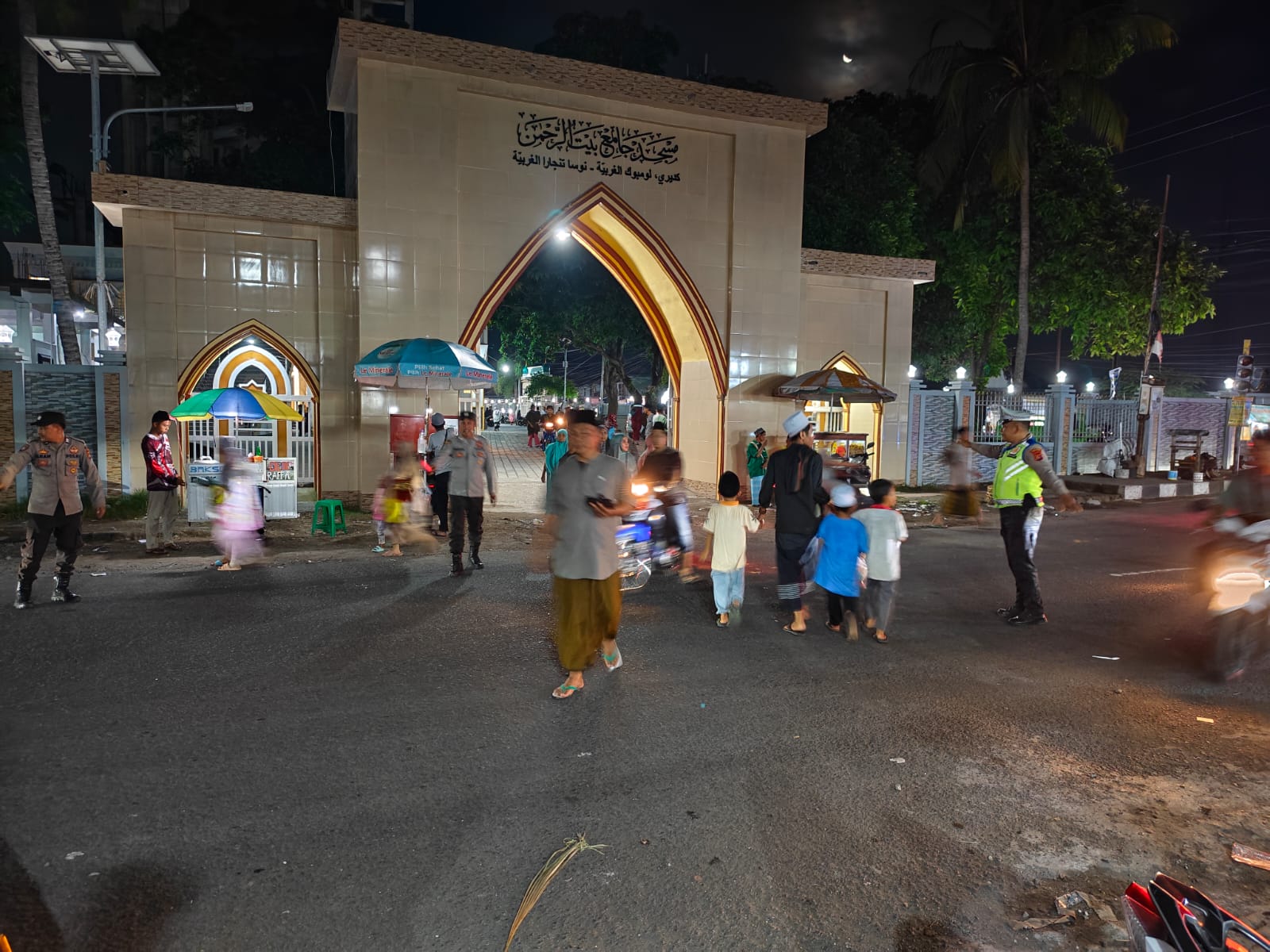 Bulan Ramadhan, Polsek Kediri Pastikan Ibadah Tarawih Aman