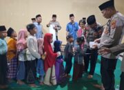 Polsek Gerung Gelar Buka Puasa dan Santunan, Bahagiakan Anak Yatim