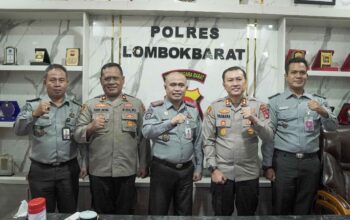 Perkokoh Sinergi, Kalapas Kunjungi Polres Lombok Barat