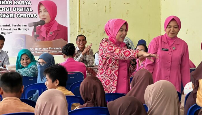 Safari Literasi Bhayangkari Lombok Utara Gempur Wilayah Terpencil, Budaya Membaca Jadi Prioritas