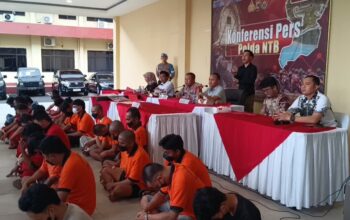 Ratusan Terduga Preman Diamankan Polda NTB Lewat Operasi Pekat, Puluhan Diproses Hukum