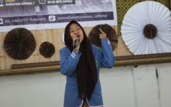 Ghaitsa Zahira Siswa MAN Lombok Barat Sabet Juara 1 Lomba Khotbah Bahasa Arab Tingkat Pulau Lombok