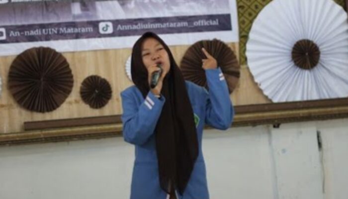 Ghaitsa Zahira Siswa MAN Lombok Barat Sabet Juara 1 Lomba Pidato Bahasa Arab Tingkat Pulau Lombok