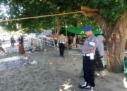 Patroli Rutin Polsek Batulayar Jaga Kondusifitas Wisata Senggigi