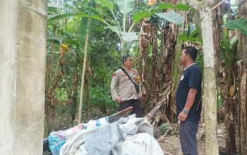 Polsek Batulayar Dorong Warga Sandik Manfaatkan Lahan Kosong untuk Ketahanan Pangan