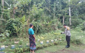 Polsek Batulayar Gencarkan Program Ketahanan Pangan Melalui Silaturahmi Bhabinkamtibmas