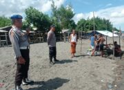 Polsek Lembar Antisipasi Kejahatan di Pantai Cemare, Ini Langkah Preventifnya