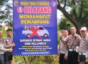 Peningkatan Keselamatan Lalu Lintas di Lombok Barat: Spanduk Himbauan di Titik Rawan