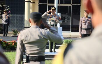 Semangat Kebangkitan Nasional, Polres Lombok Barat Gelar Upacara Harkitnas