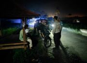 Patroli Malam Polsek Kuripan Antisipasi 3C dan Gangguan Kamtibmas