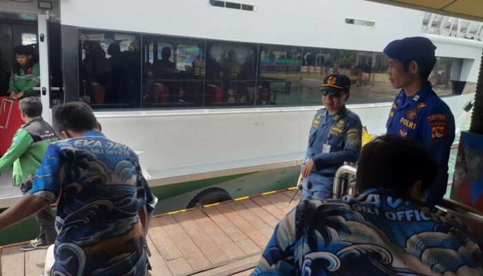 Sinergi Polairud–Dishub Jaga Kelancaran Transportasi Laut di Senggigi