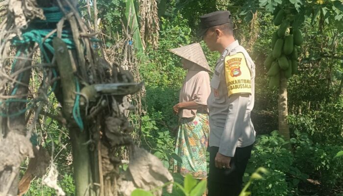 Bhabinkamtibmas Babussalam Dorong Pemanfaatan Lahan Produktif