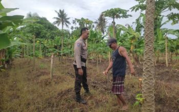 Bhabinkamtibmas Labuapi Gandeng Petani Tingkatkan Ketahanan Pangan dan Jaga Kamtibmas