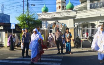 Jamin Kekhusyukan Umat, Polsek Sandubaya Kawal Ketat Salat Idul Adha 1446 H