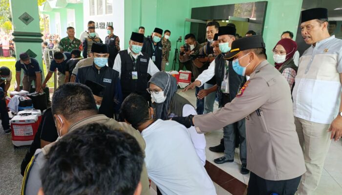 Asrama Haji NTB Aman Terkendali: Kapolsek Ampenan Pastikan Penjemputan Jamaah Haji Berlangsung Lancar