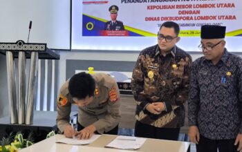 Kapolres Tandatangani MoU Dengan Dikbudpora Wujudkan Pendidikan Yang Aman dan Bermartabat 