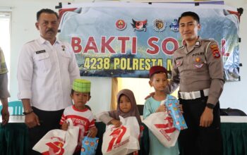 Angkatan 4238 “TH38ROTHERS” Polresta Mataram Tebar Kebaikan Lewat Bakti Sosial