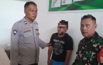 Copet di Pasar Bertais Tak Berkutik, Dibekuk Bhabinkamtibmas Polsek Sandubaya