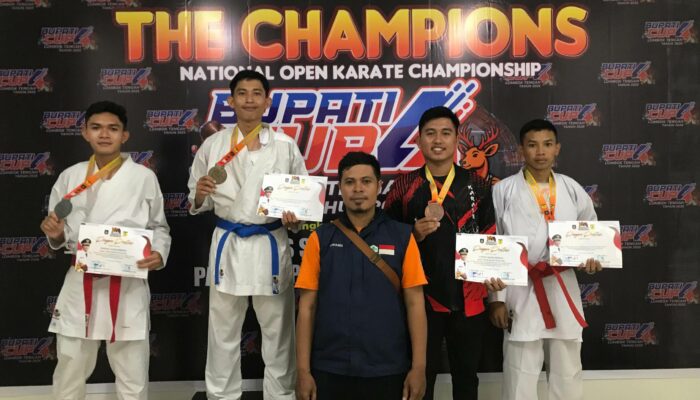 Tim Karate Bhayangkara Presisi Polda NTB Raih Prestasi Gemilang di Bupati Cup 4 Lombok Tengah