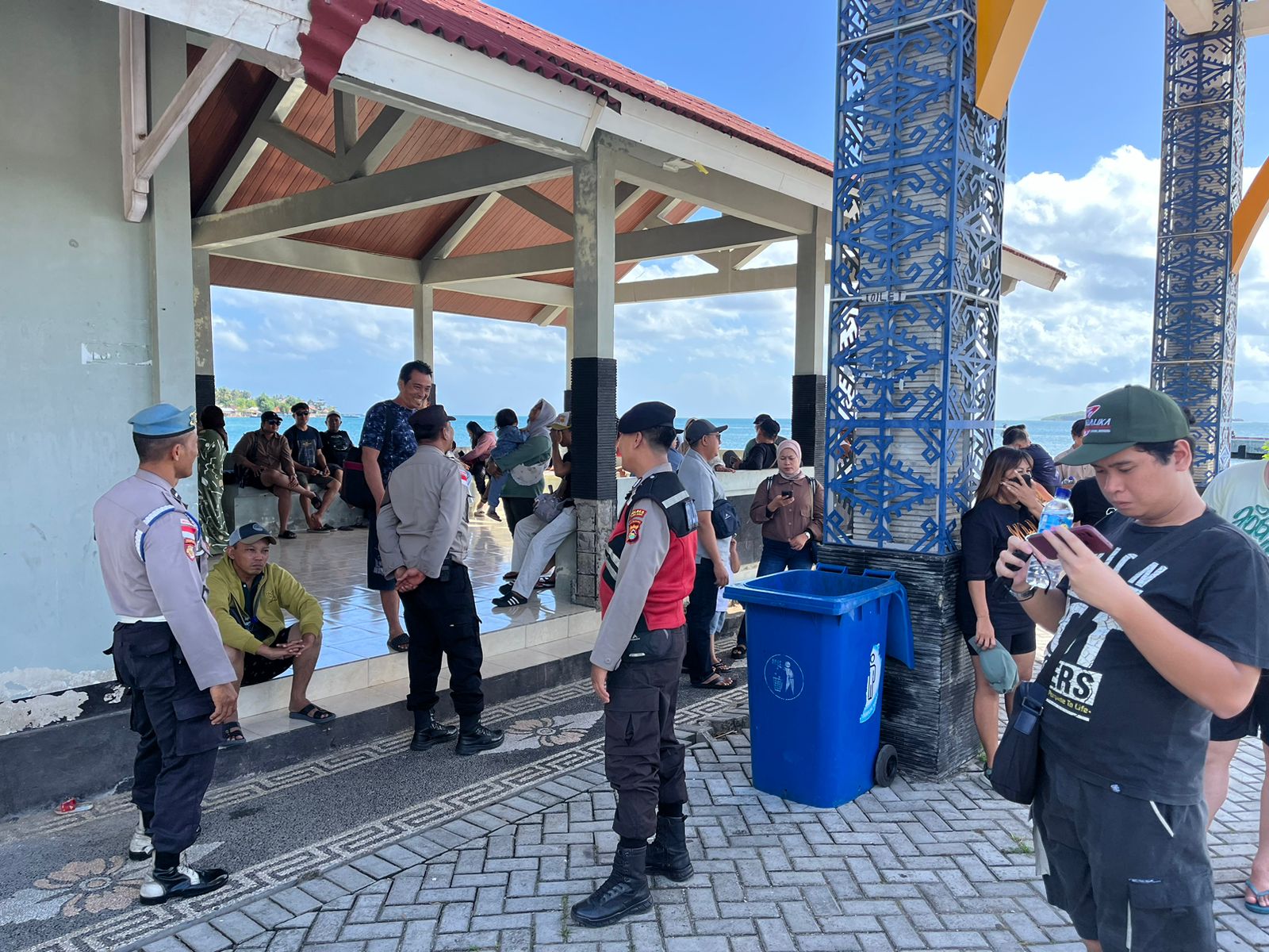 Polsek Sekotong Antisipasi Kejahatan di Tempat Wisata Lombok Barat