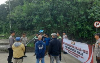 Pelabuhan Lembar Aman, Polres Lombok Barat Lakukan Pembinaan Ojek