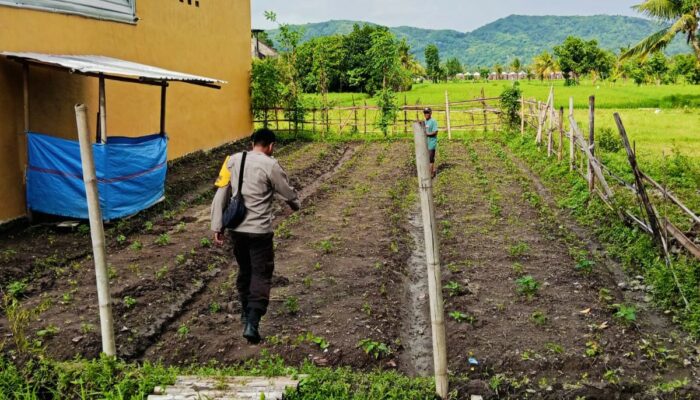Bhabinkamtibmas Kediri Dukung Petani Wujudkan Ketahanan Pangan