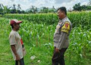 Polres Lombok Barat Dorong Ketahanan Pangan Desa Jembatan Gantung