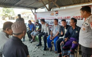 Polres Lombok Barat Gelar Operasi Kamtibmas di Pasar Segenter