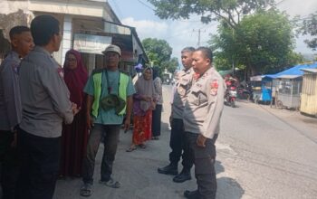 Polres Lombok Barat Intensifkan Patroli Kamtibmas di Simpang Empat Rumak