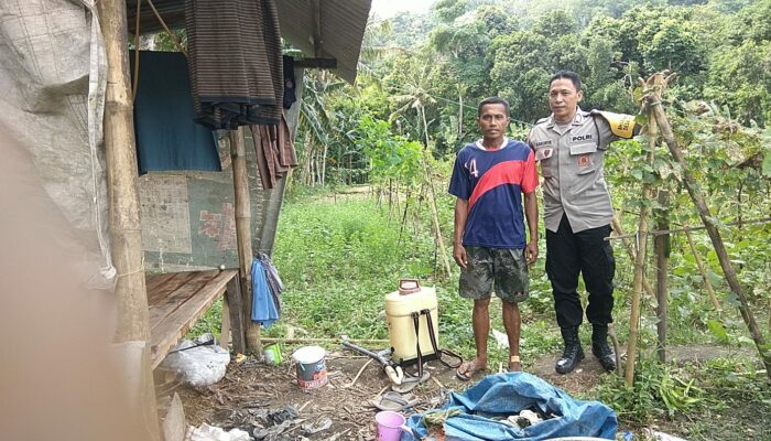 Polsek Gerung Aktif Bina Warga Babussalam Wujudkan Desa Mandiri Pangan