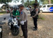 Operasi Patuh Rinjani 2025 Polres Lombok Barat Tindak Puluhan Pelanggar di Kediri