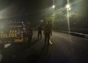 Patroli Blue Light Sat Samapta Cegah 3C di Jalur Bypass BIL I, Lombok Barat