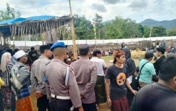 Sinergi Masyarakat dan Polsek Lembar Sukseskan Peresean di Mareje Timur